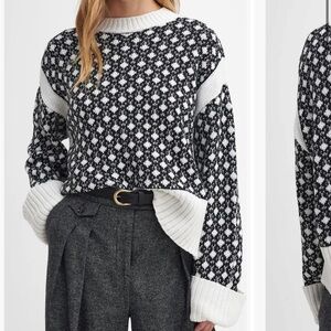 Barbour Paulette Cotton Blend Sweater, SIZE 12 US